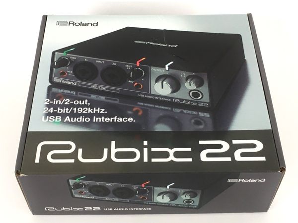 Roland RUBIX22 USB オーディオ インターフェース 元箱付 ローランド