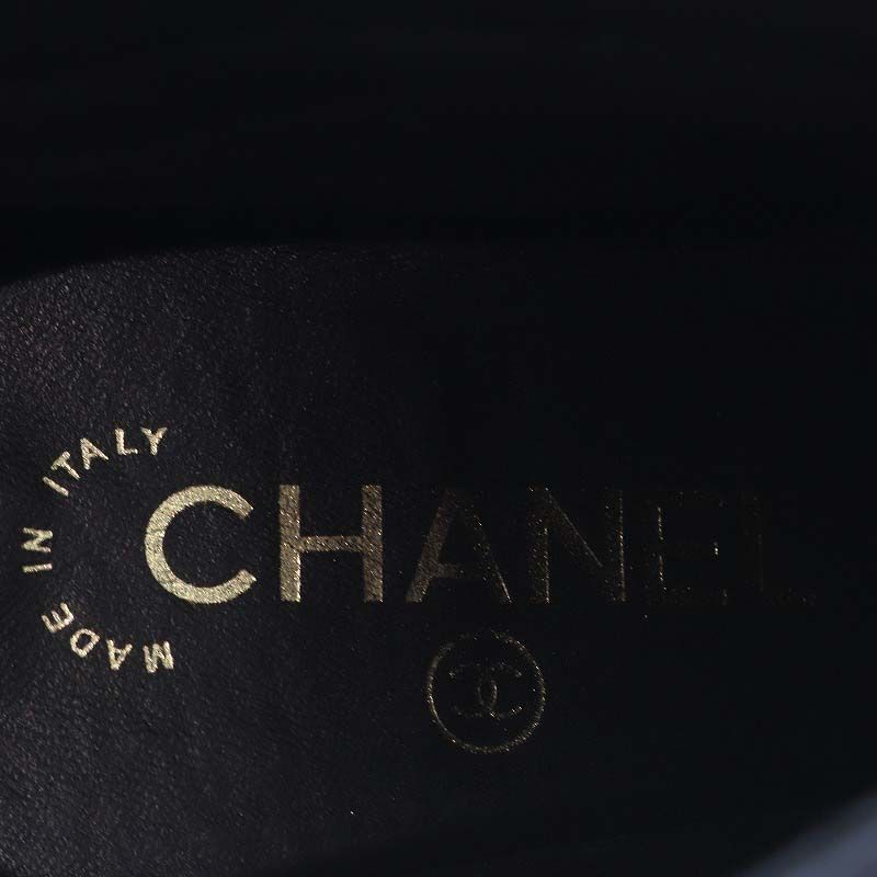 シャネル CHANEL ブーツ ブーティ ショート ピンヒール ココ