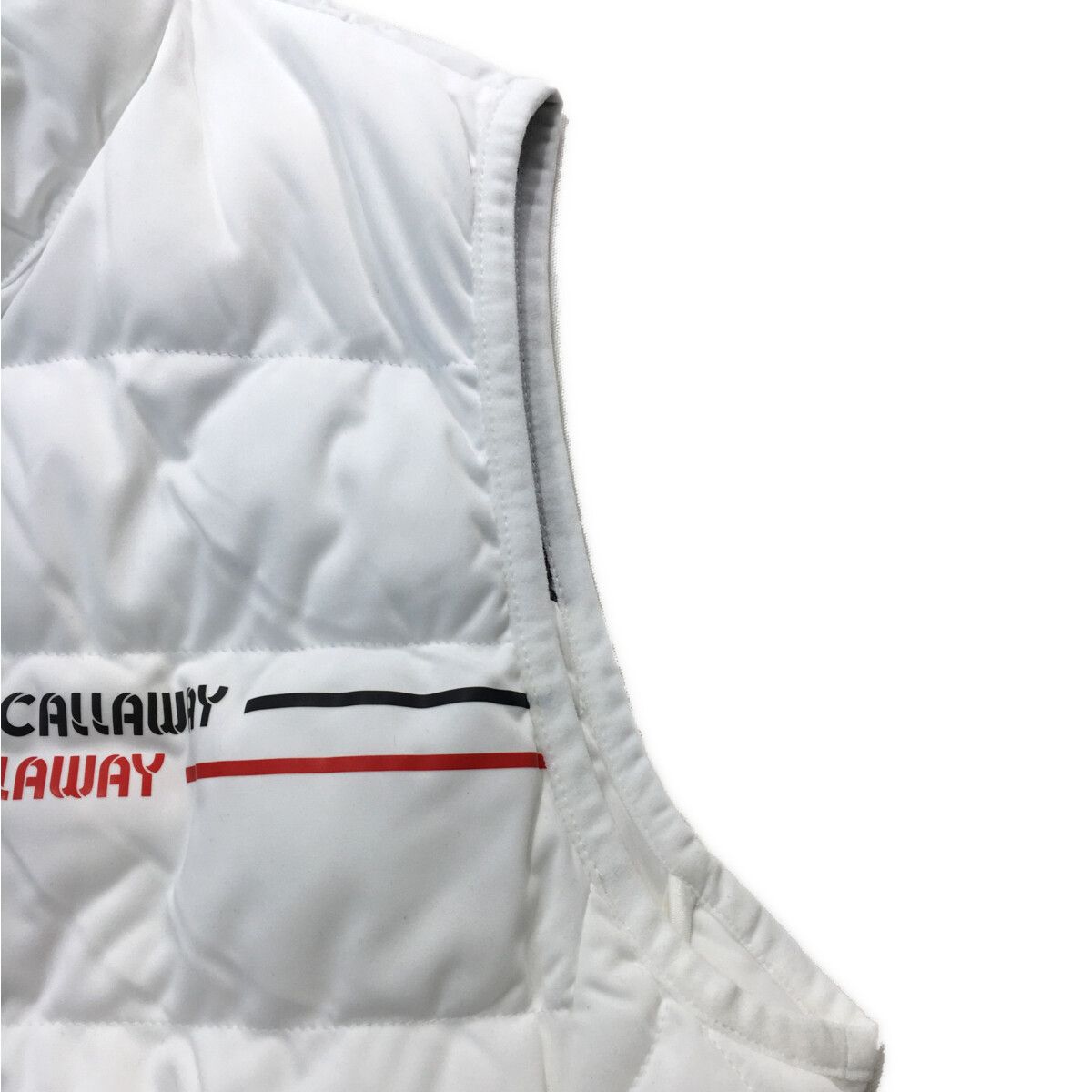 Callaway - coco 中古 キャロウェイ Callaway レディース ベスト LL 白 ホワイト 中綿入り ダブルジップ 中古 レディース キャロウェイ Callaway ベスト LL 白 ホワイト