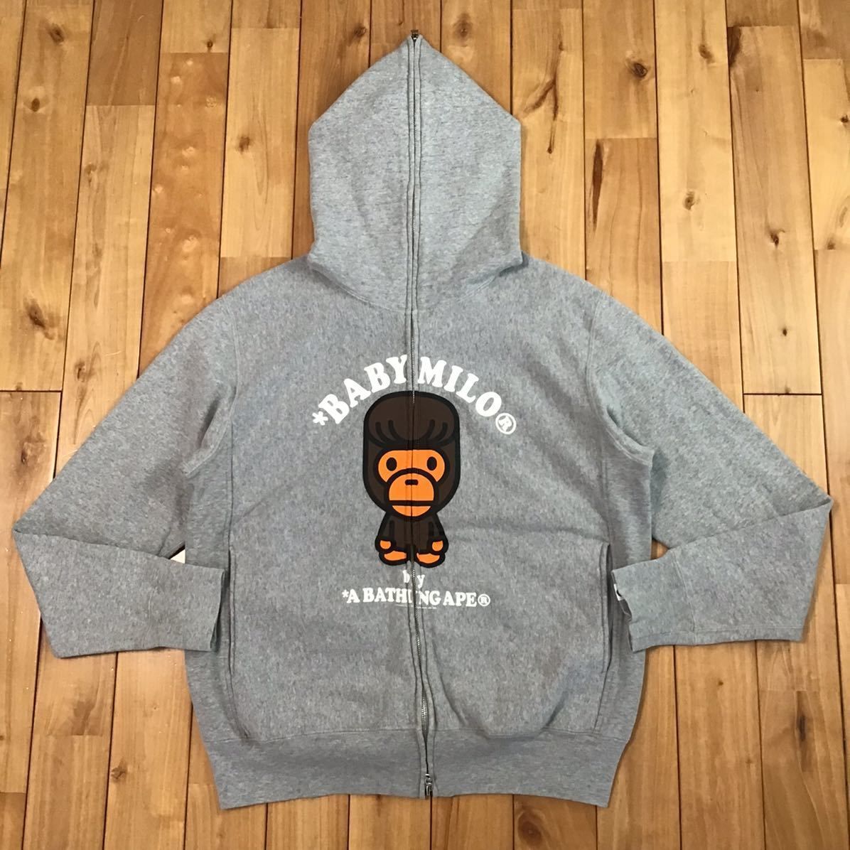 アベイシングエイプ A BATHING APE マイロ ジップパーカー M - www