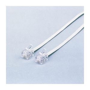 まとめ エレコム スリムモジュラケーブル 白 MJ-15WH