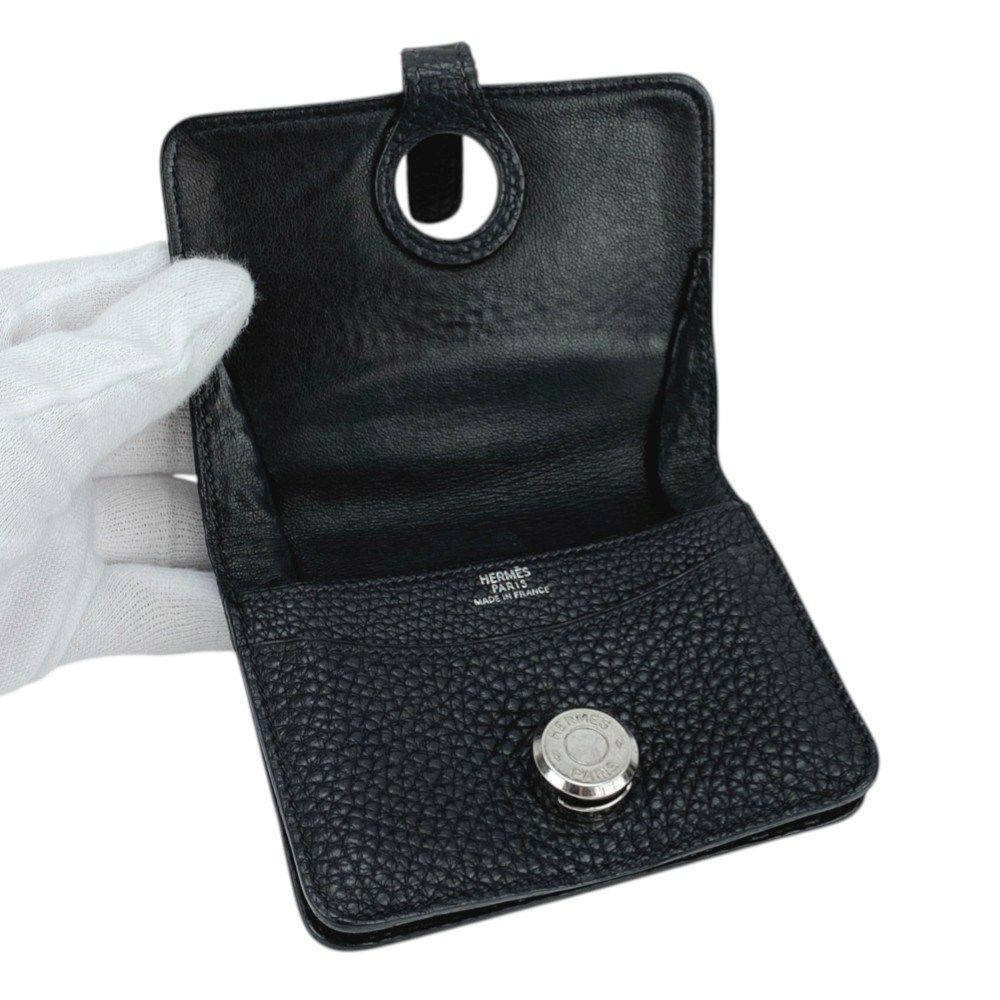 ■中古■　エルメス ドゴン カードケース セリエ 名刺入れ ビジネス レザー ブラック □G刻 【391309】1 □□ エルメス ドゴン カードケース セリエ 名刺入れ ビジネス レザー