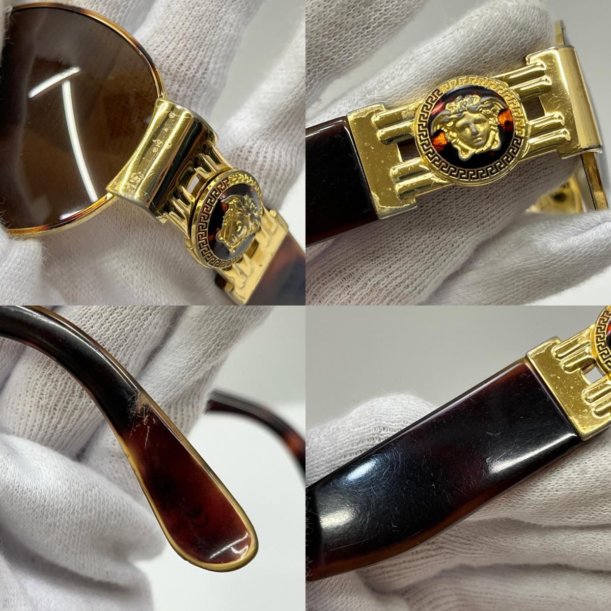 加古川店】 中古 VERSACE | ヴェルサーチ サングラス MOD S71 ブラウン