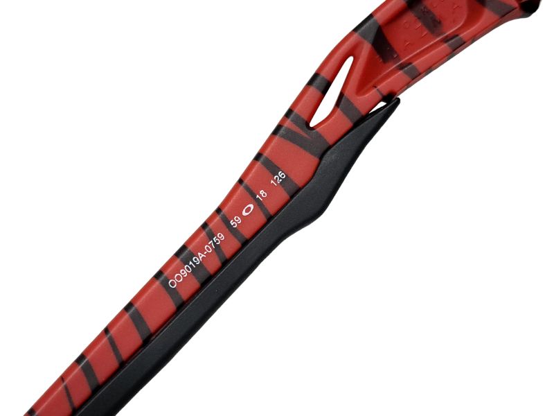 未使用 オークリー サングラス OO9019A プラズマ レッド タイガー