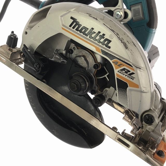 ☆中古品☆makita マキタ 100V 165mm 電子造作用精密マルノコ HS6403 ガイド付 精密丸のこ 精密丸ノコ 精密丸鋸 木工用 切断機 97313