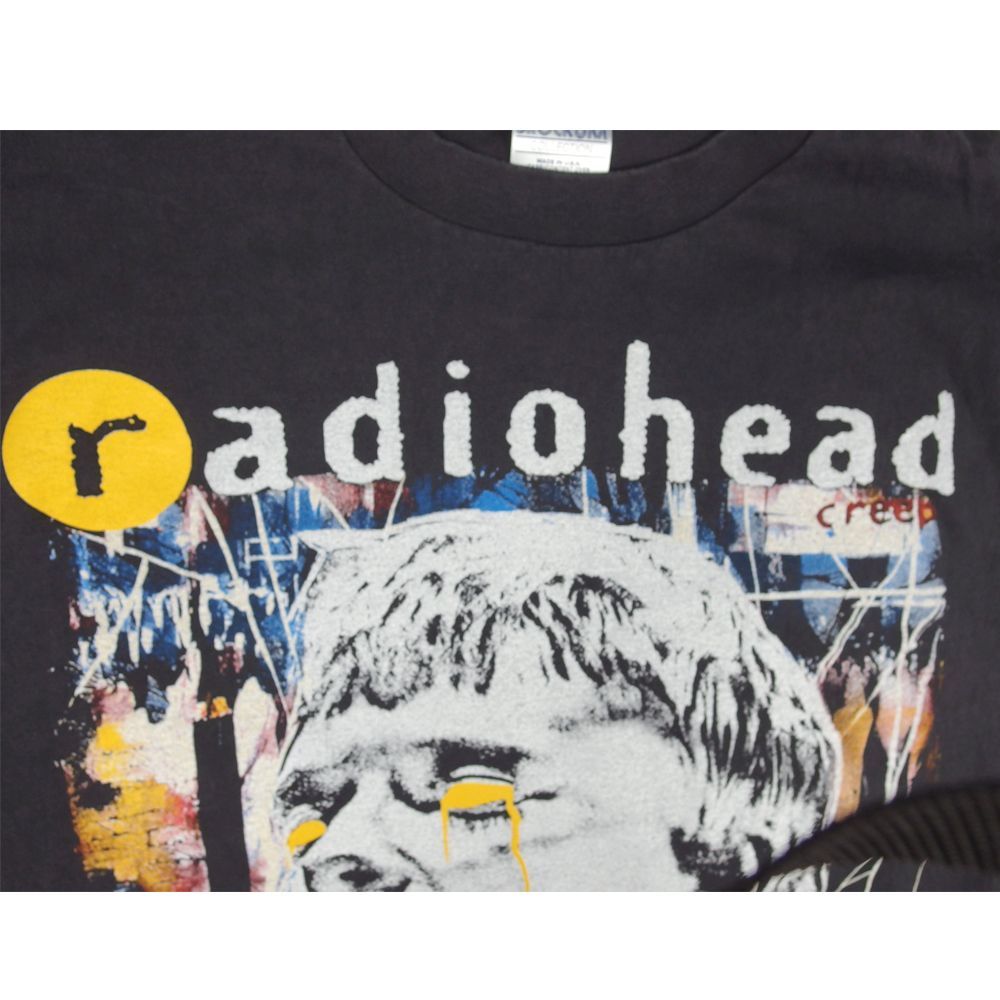 318 radiohead レディオヘッド ロンT 長袖 Tシャツ ブラック Lサイズ