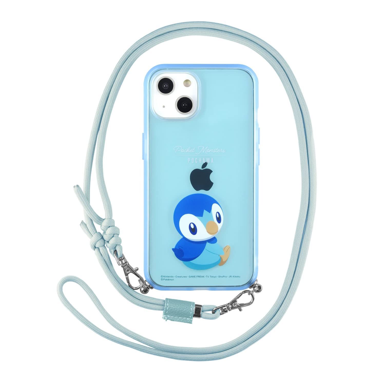 グルマンディーズ(Gourmandise) ポケットモンスター IIIIfit Loop iPhone 14 / 13 (6.1インチ) 対応 ケース ポッチャマ POKE-805D