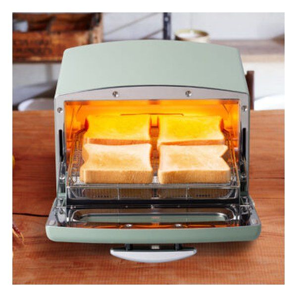 日本エー アイ シー 二ホンエーアイシー アラジン Aladdin グラファイト グリル-トースター 4枚焼き グリーン AGT-G13B G 2585776