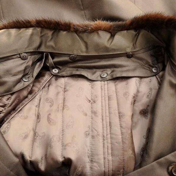 wnc レリアン Leilian コート 13+ 焦げ茶 中綿ライナー付き 大きい