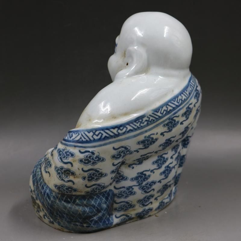 青花弥勒仏像 陶磁器 美術品 装飾品 工芸品 置物 青花弥勒仏像 陶磁器 美術品 装飾品 工芸品 置物 - メルカリ