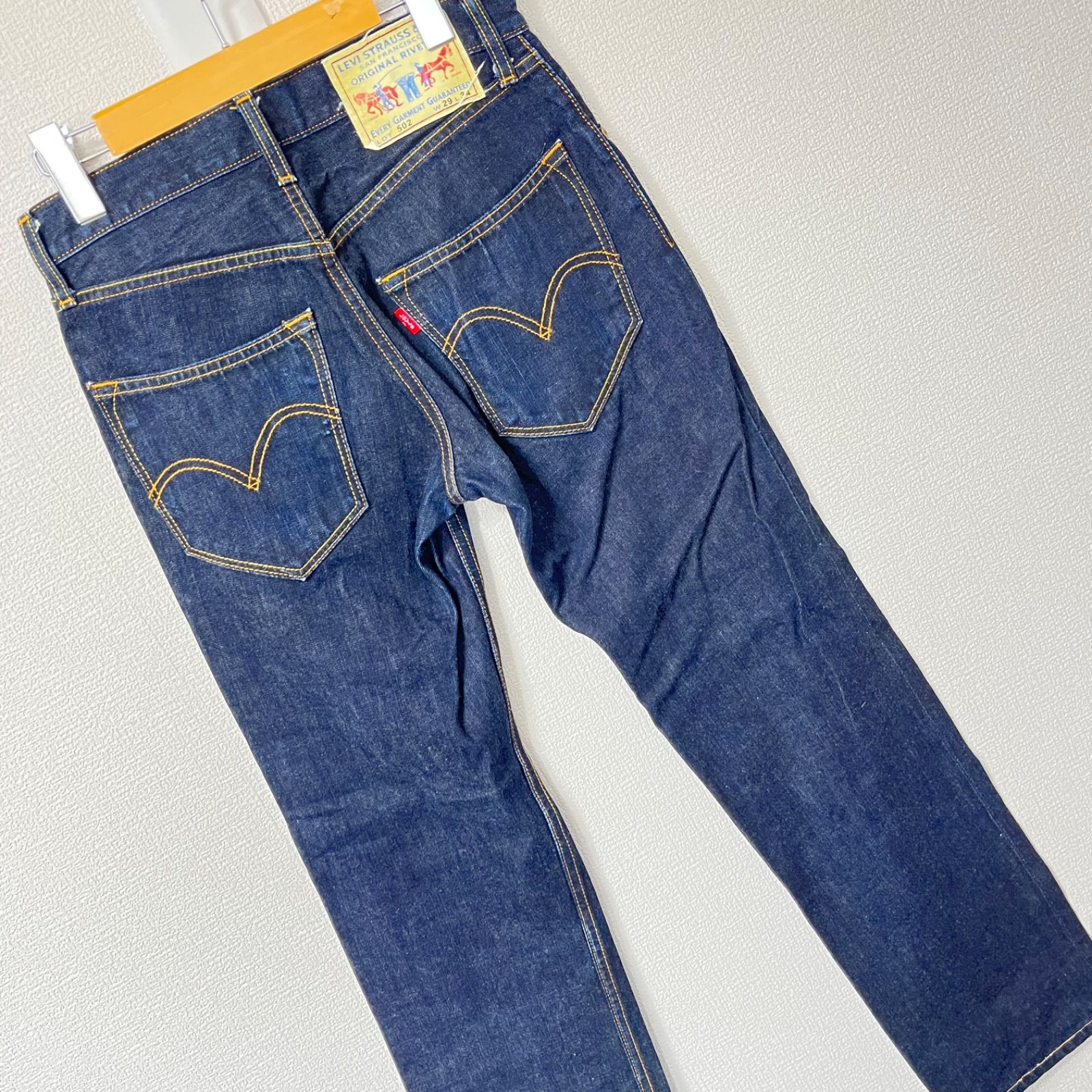 w^)b Levi's リーバイス 502 レギュラー テーパード デニムパンツ 綿