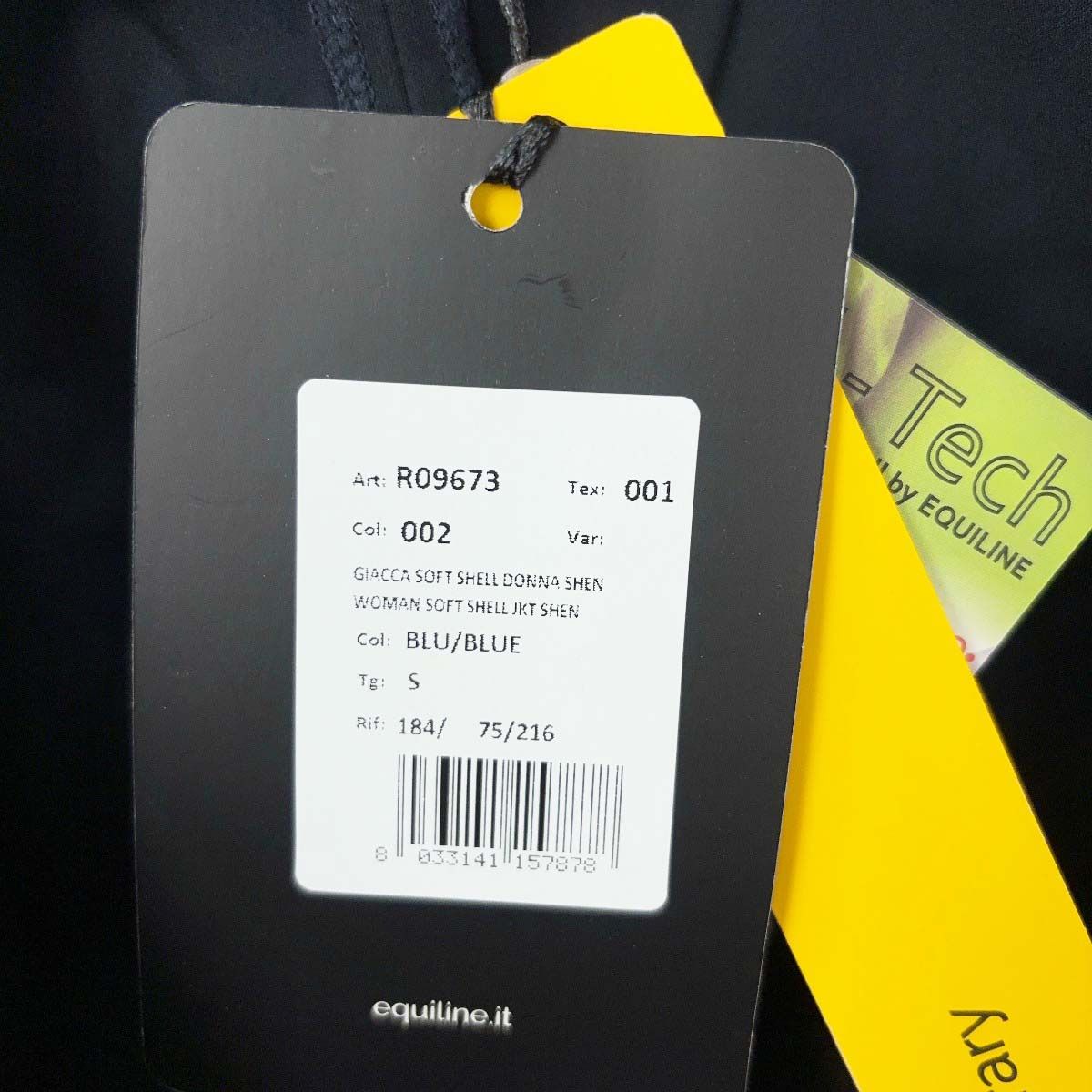 【中古・未使用品】エクイライン EQUILINE HONEY ライディング ソフトシェルジャケット M ライトブルー R09698 レディース 乗馬 馬術 未使用】EQUILINE エクイライン Shen デュアルテック