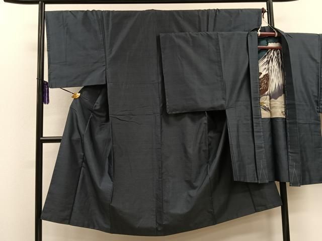 あなたにおすすめの商品 平和屋着物□男性 本場大島紬 アンサンブル 100亀甲 総詰め 正絹 着物・浴衣