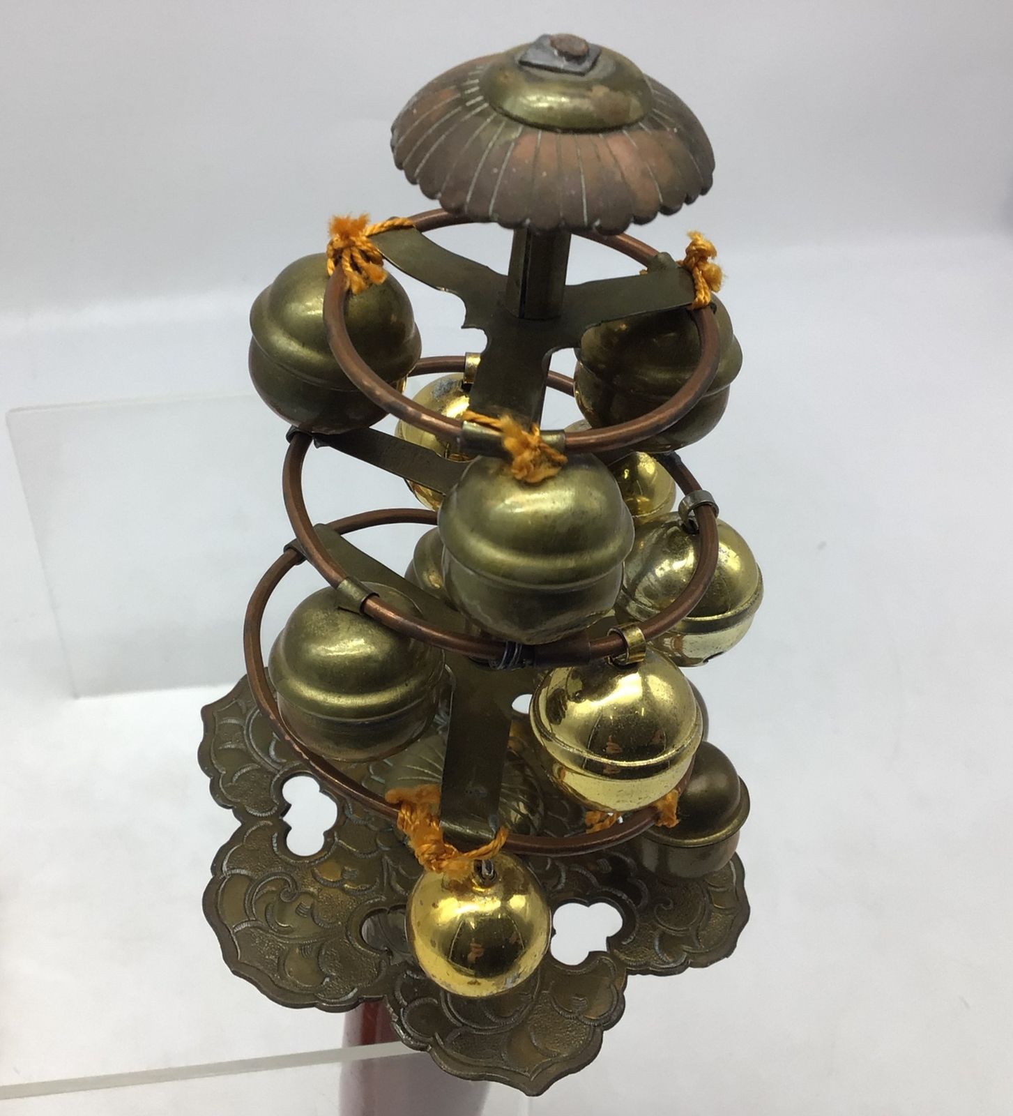 時代 神楽鈴 共箱 巫女鈴 鳳凰 神事 神具 福鈴 仏教美術 骨董品 古美術品 時代 神楽鈴 共箱 巫女鈴 鳳凰 神事 神具 福鈴 仏教美術 骨董品