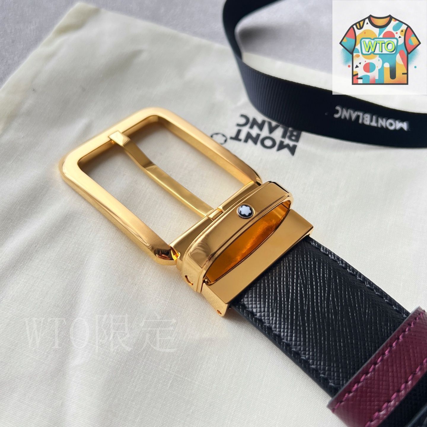 今日特価】Montblanc モンブラン レクタンギュラーバックル