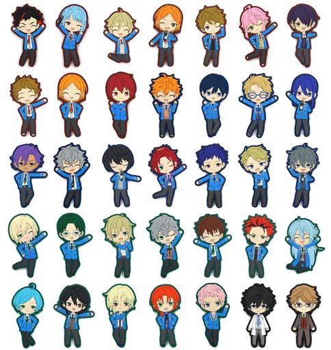 【驚きの破格値，得価】 【中古】マグネット・磁石 全35種セット ラバーマグネット 「みんなのくじ あんさんぶるスターズ!～5人揃って流星隊!～」 I賞 その他