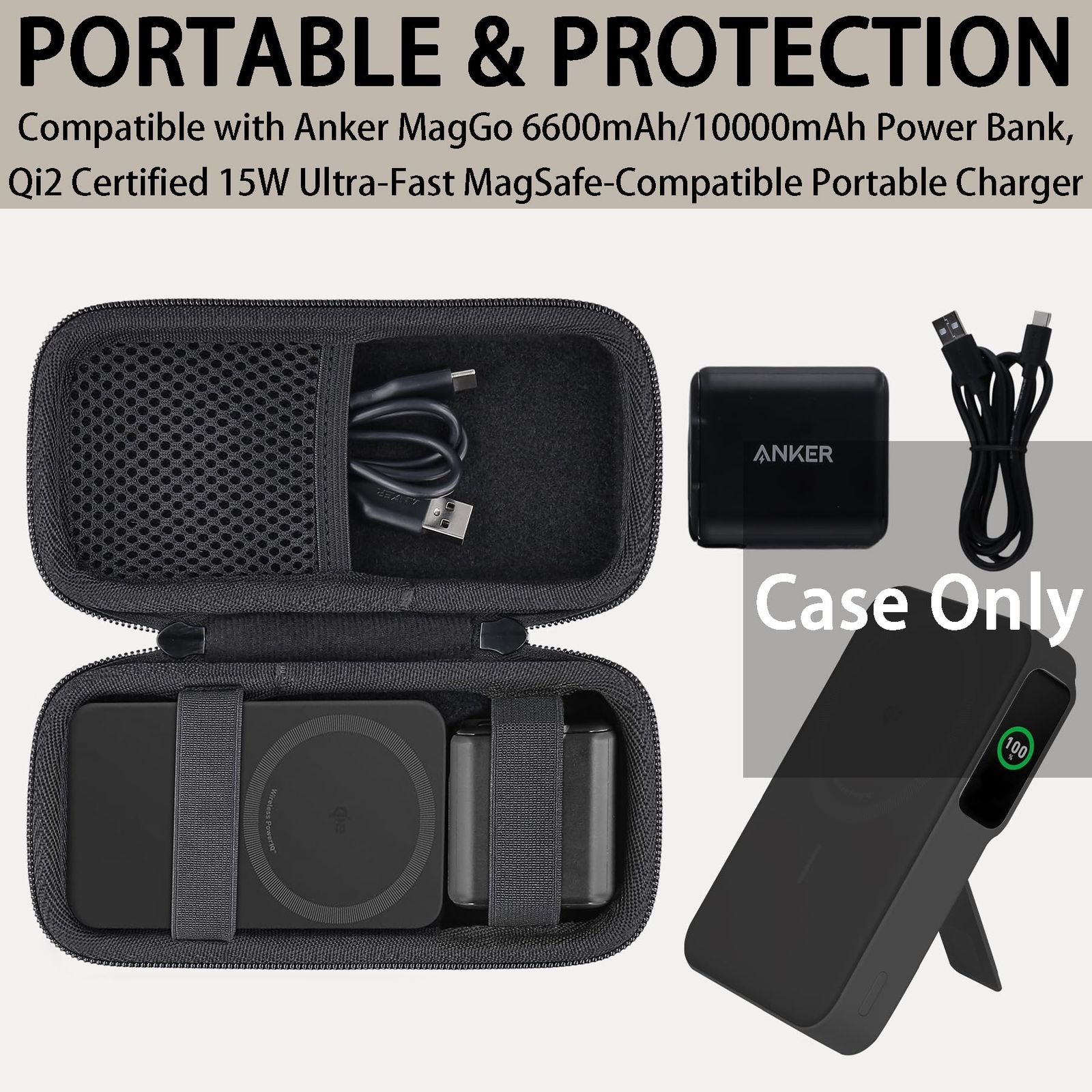 人気商品】【ケースのみの販売】Anker MagGo Power Bank 人気商品】【ケースのみの販売】Anker MagGo Power Bank