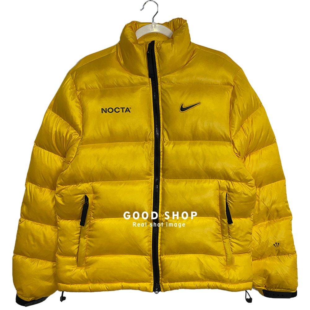 Nike x Drake NOCTA Puffer Jacket ナイキ×ドレイク ノクタ ダウンジャケット イエロー M - メルカリ