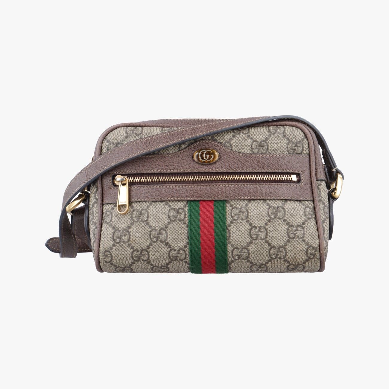 グッチGucciオフィディアブラウンPVCコーティングキャンバス517350