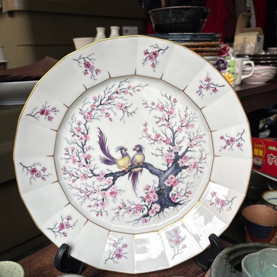 @ 西ドイツ Forstner 手描きプレート 金彩 飾り皿 32センチ 西ドイツ Forstner 手描きプレート 金彩 飾り皿 32センチ - メルカリ