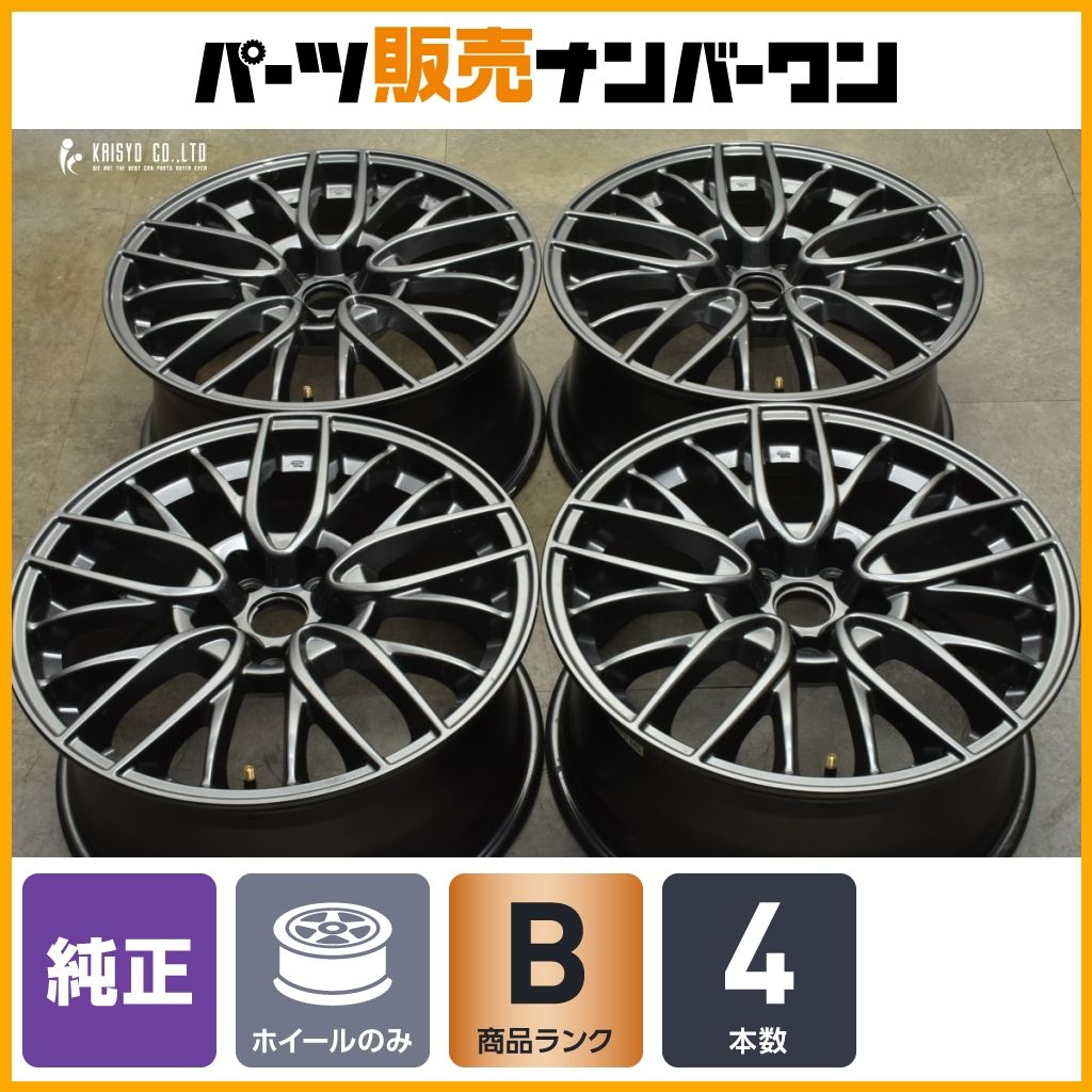 レヴォーグ sti 純正ホイール 4本セットのうち2本分 2/2ページ 美品 バリ溝】スバル レヴォーグ STI 純正 18in 7.5J +55 PCD114