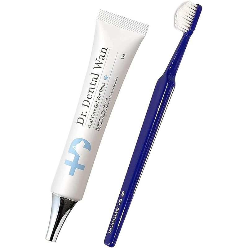 Dr. Dental Wan 歯磨き粉 4本セット + 歯ブラシ 公式ショップ ドクターデンタルワン 犬 歯磨き 歯ブラシ 犬