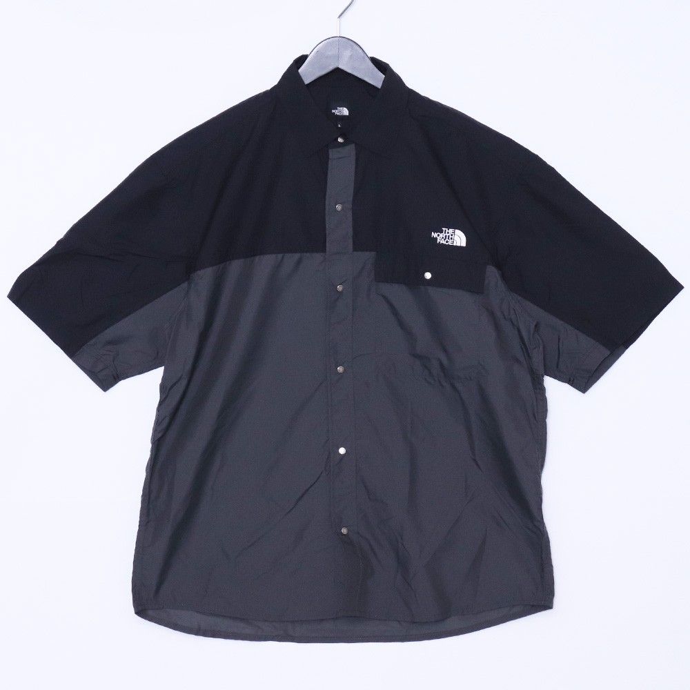 THE NORTH FACE NUPTSE SHIRT Lサイズ ブラック アスファルトグレー NR22552