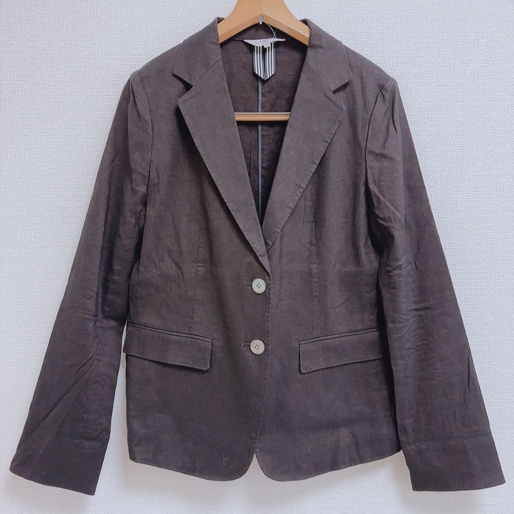 ランバンスポール LANVIN SPORT ジャケット S2B 長袖 ブラウン～グレー