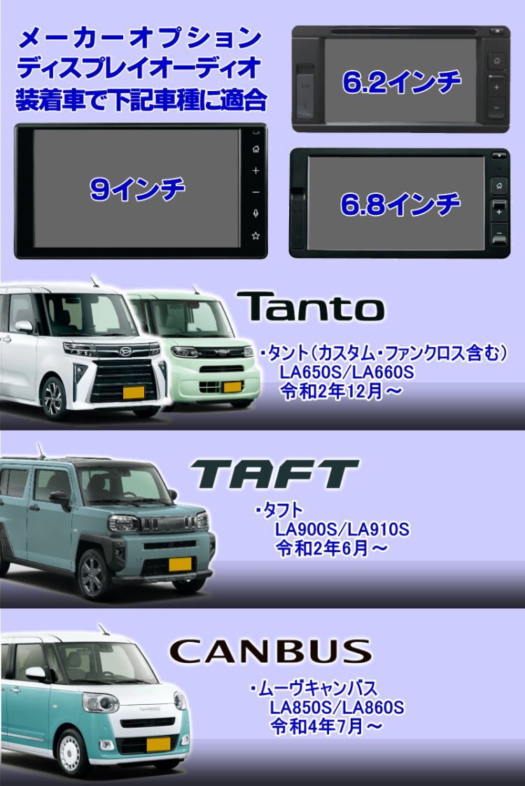 ルーミー M900A / A910A R2.9～R6.11 トヨタ純正メーカーオプション 9