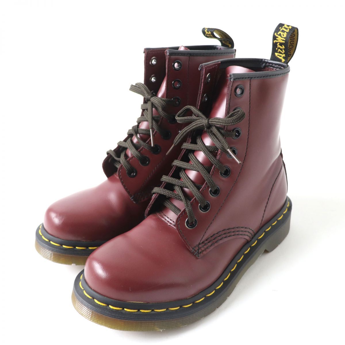 ドンドン見直し】美品☆Dr.Martens ドクターマーチン 1460W イエロー ...