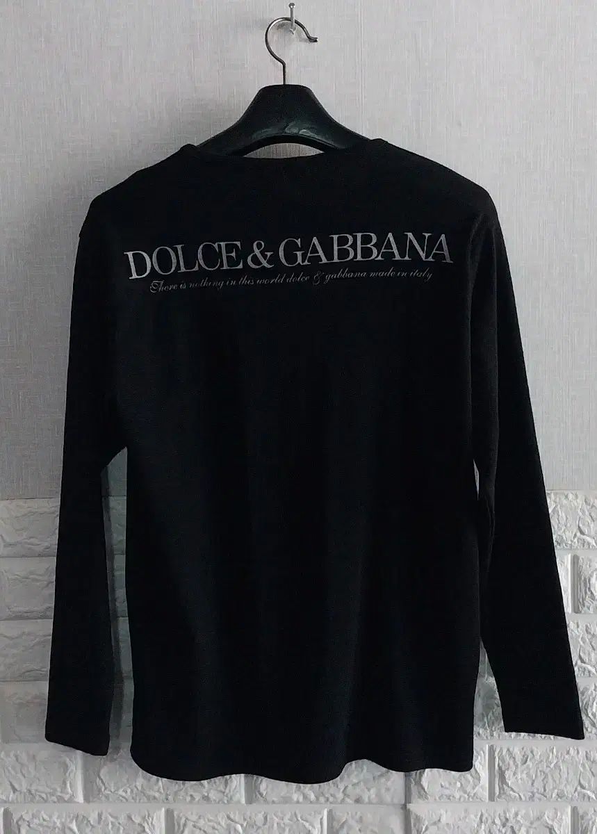 Dolce&Gabbana(ドルチェ＆ガッバーナ) 黒 長袖 Tシャツ - メルカリ