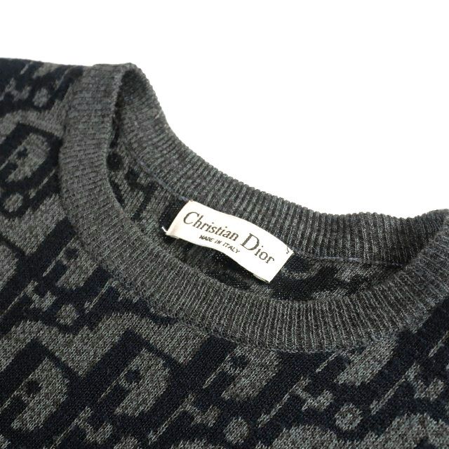 クリスチャンディオール Christian Dior トロッター柄 クルーネック
