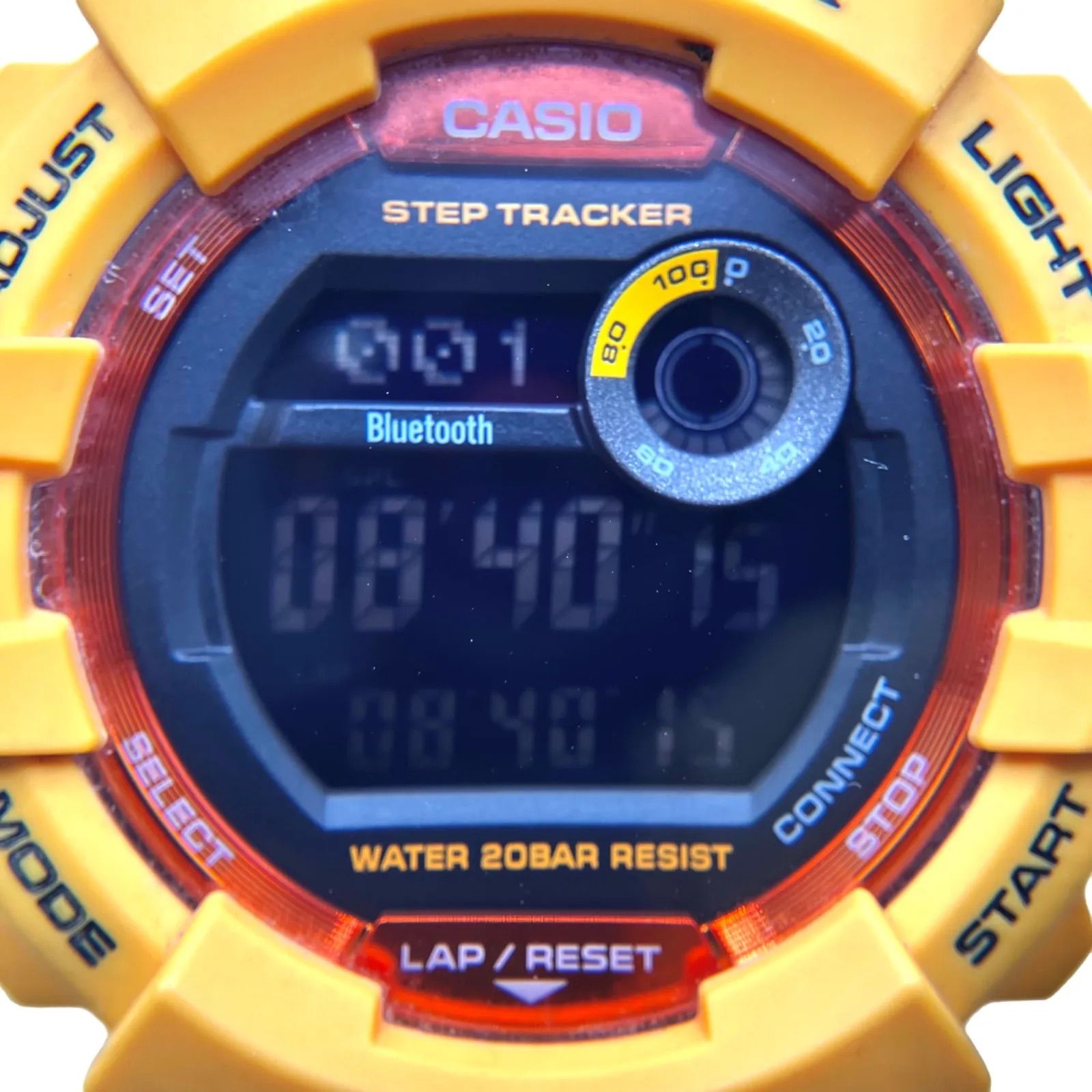 CASIO G-SHOCK⭐️ Bluetooth GBD-800-4JF イエロー】美品 電池新品