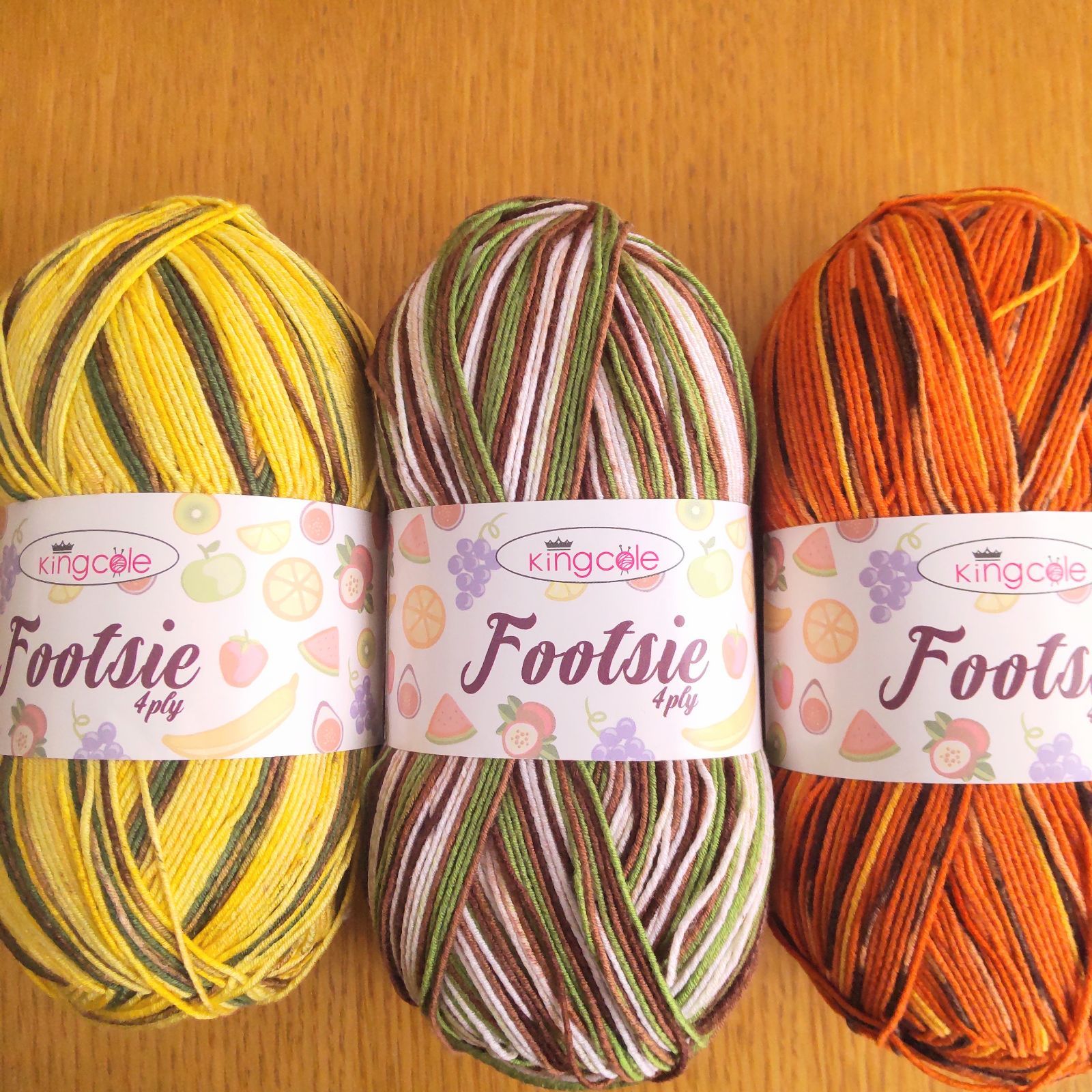 King cole キングコール　Footsie　4ply ソックヤーン　毛糸 - メルカリShops