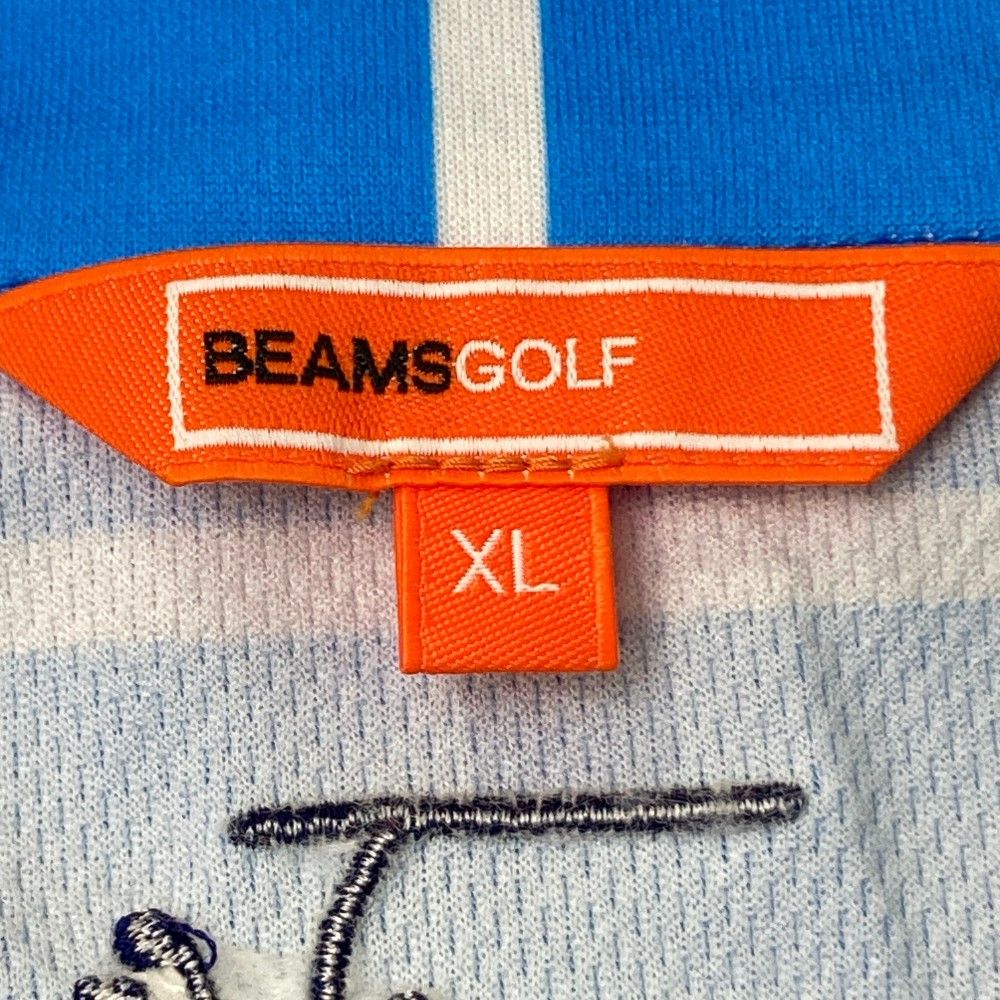 サイズ：XL BEAMS GOLF ビームスゴルフ ハーフジップ 半袖