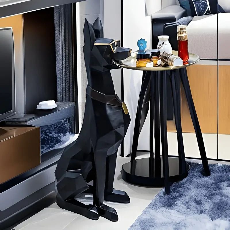 銅像 置物 オブジェ ドーベルマン 犬 おしゃれ インテリア