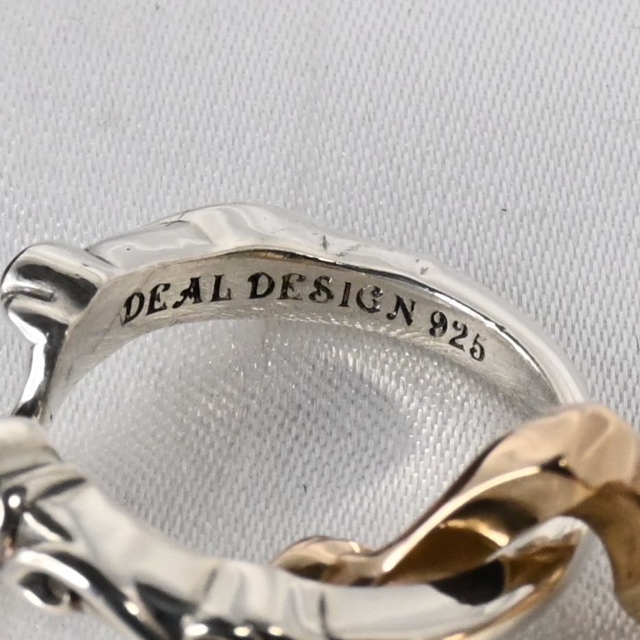 研磨済】DEAL DESIGN スペードギメル リング 11号 シルバー925