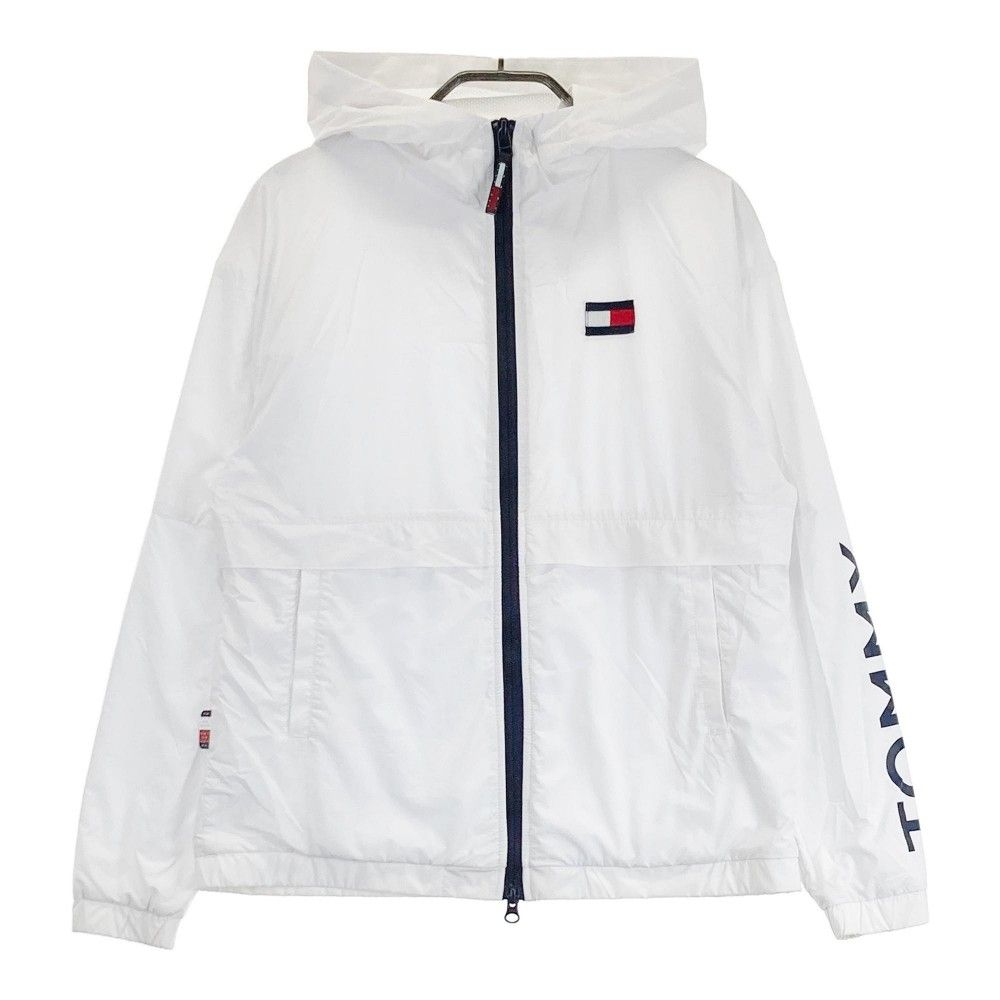 サイズ：M TOMMY HILFIGER GOLF トミー ヒルフィガーゴルフ  ジップパーカー  ホワイト系 [240101296634] ゴルフウェア レディース ストスト