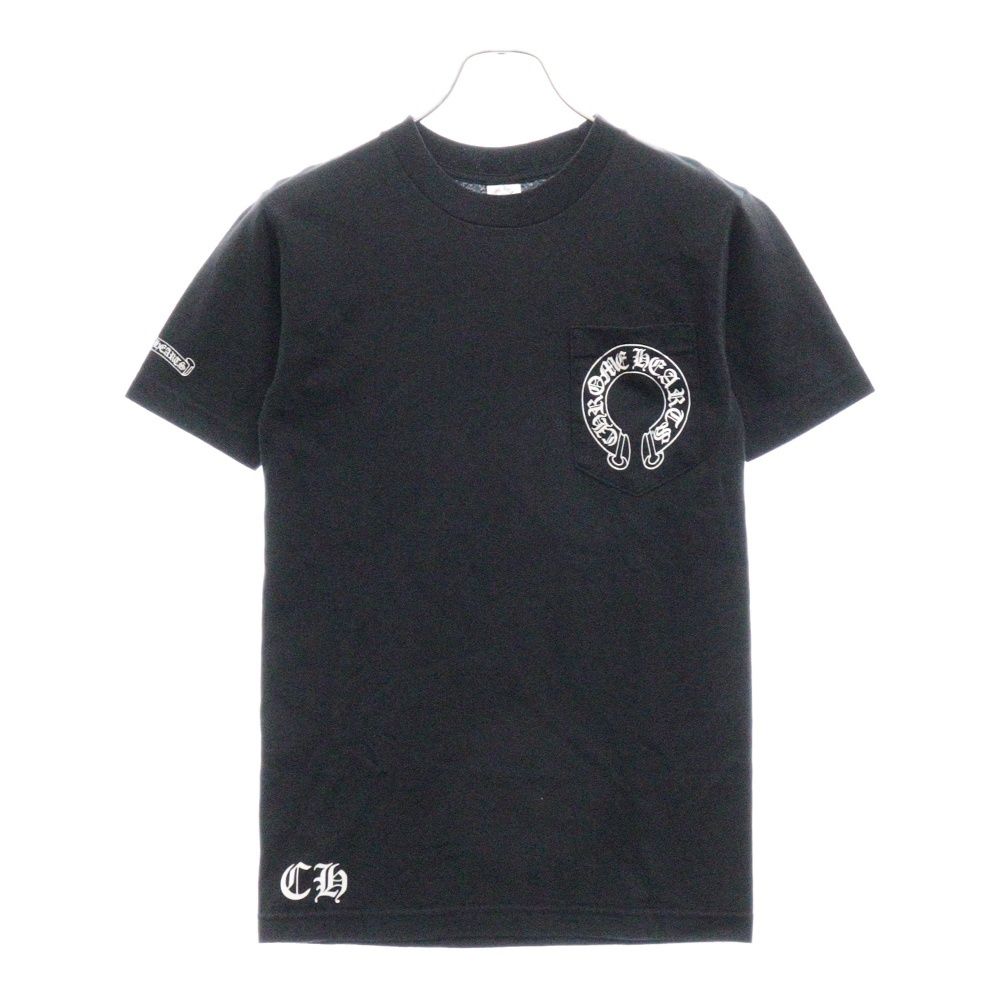 CHROME HEARTS (クロムハーツ) CH PLUS S/S TEE バックロゴ プリント 半袖Tシャツ ブラック