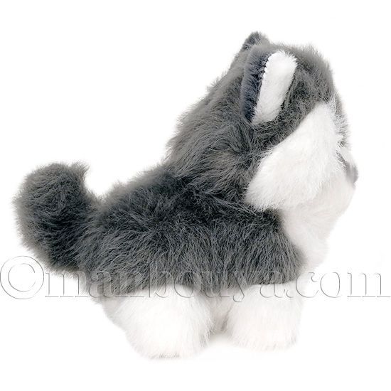 【美品】HANSA シベリアンハスキー 子犬 ぬいぐるみ シベリアン・ハスキー(仔) 43 | HANSA