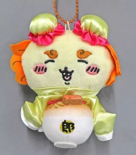中古】ぬいぐるみマスコット・ぬいぐるみバッジ シーサー 来来