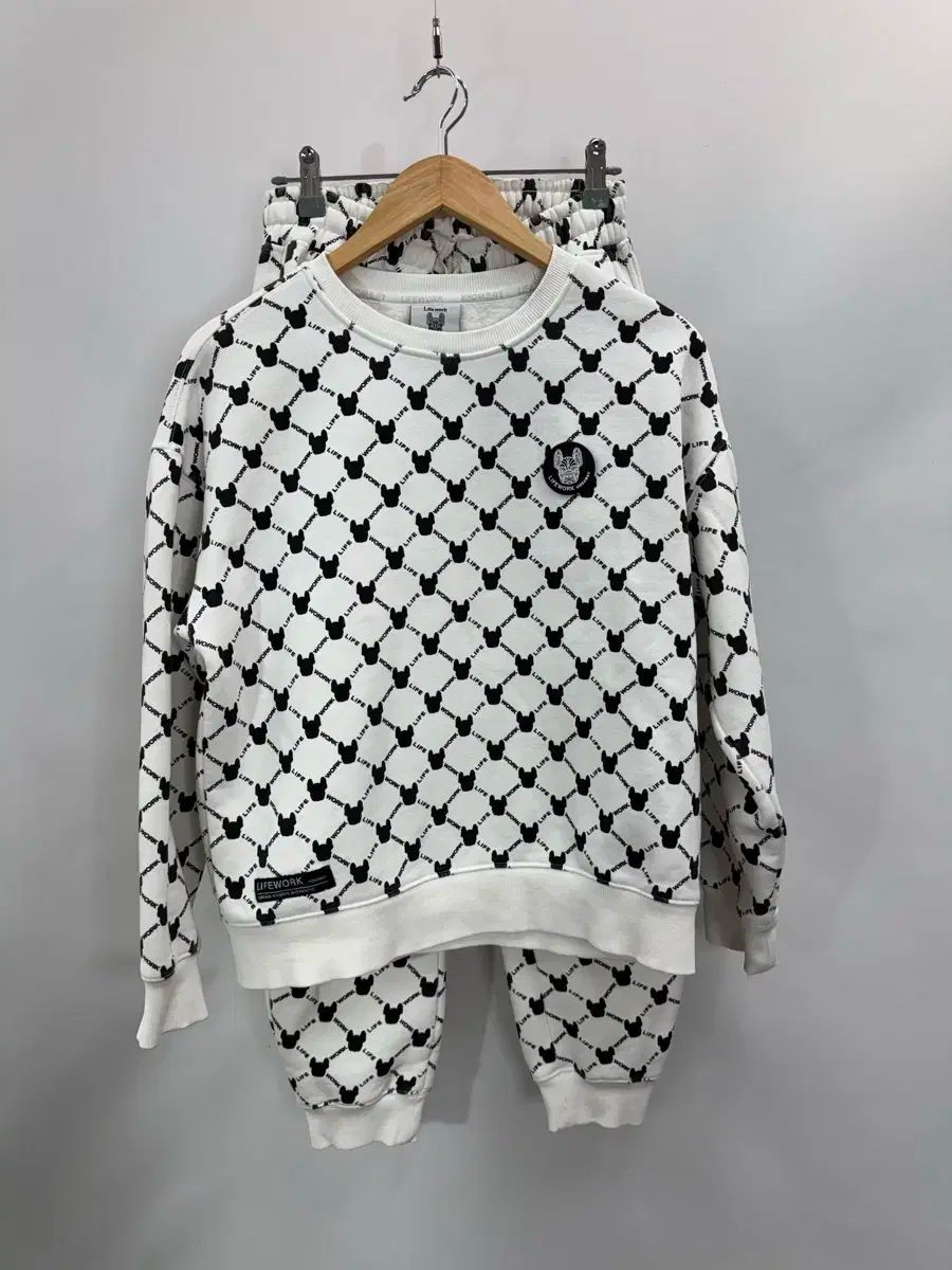 Life Work ライフウォーク 裏起毛 トレーニング セット xs