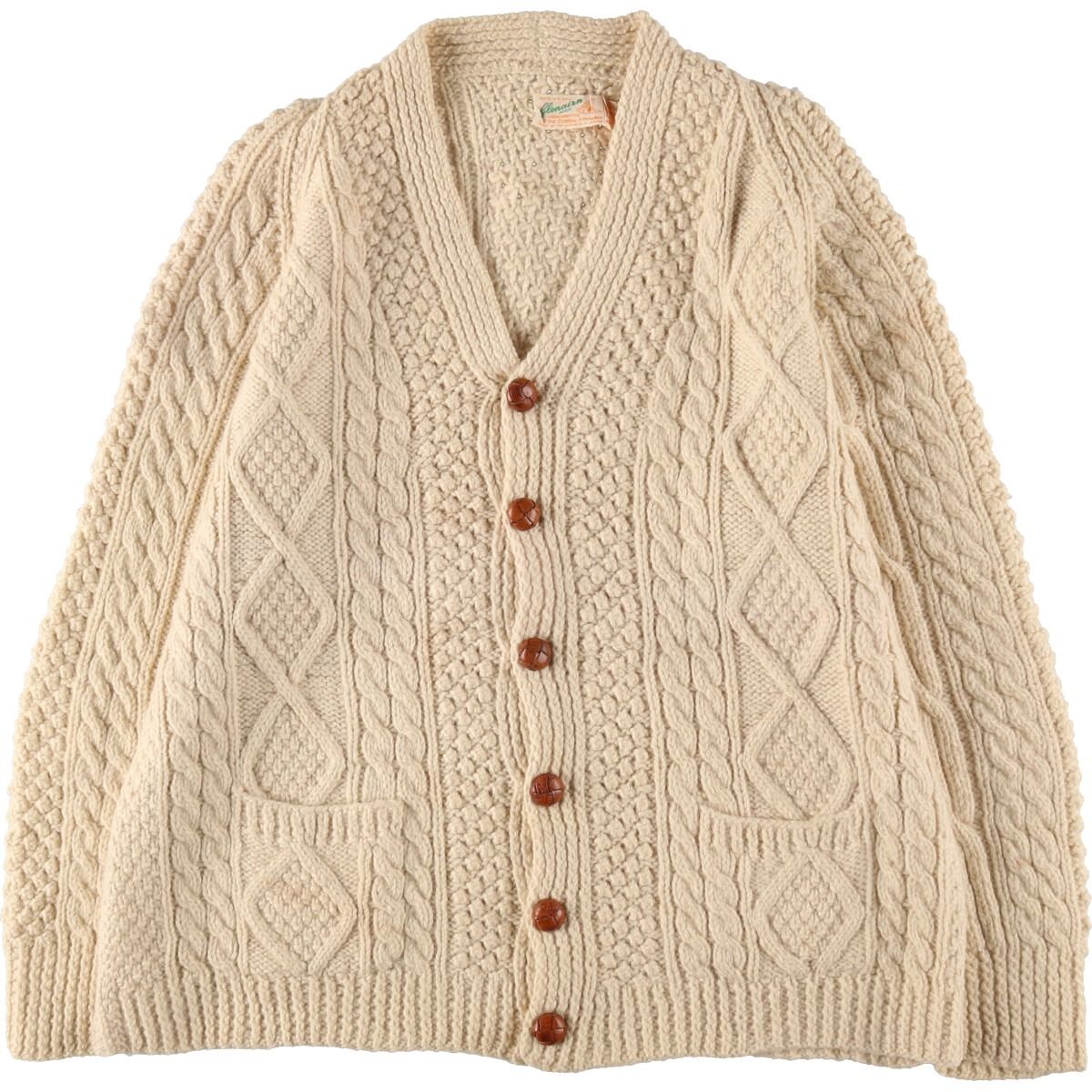 古着 70年代 glenairn HAND KNIT ハンドニット フィッシャーマンアラン 