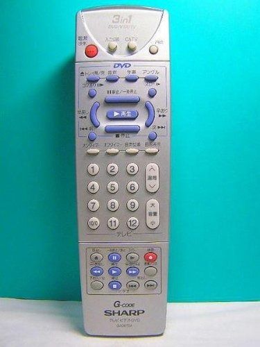 【中古】「非常に良い」シャープ ビデオ・DVDリモコン GA067SA メルカリ