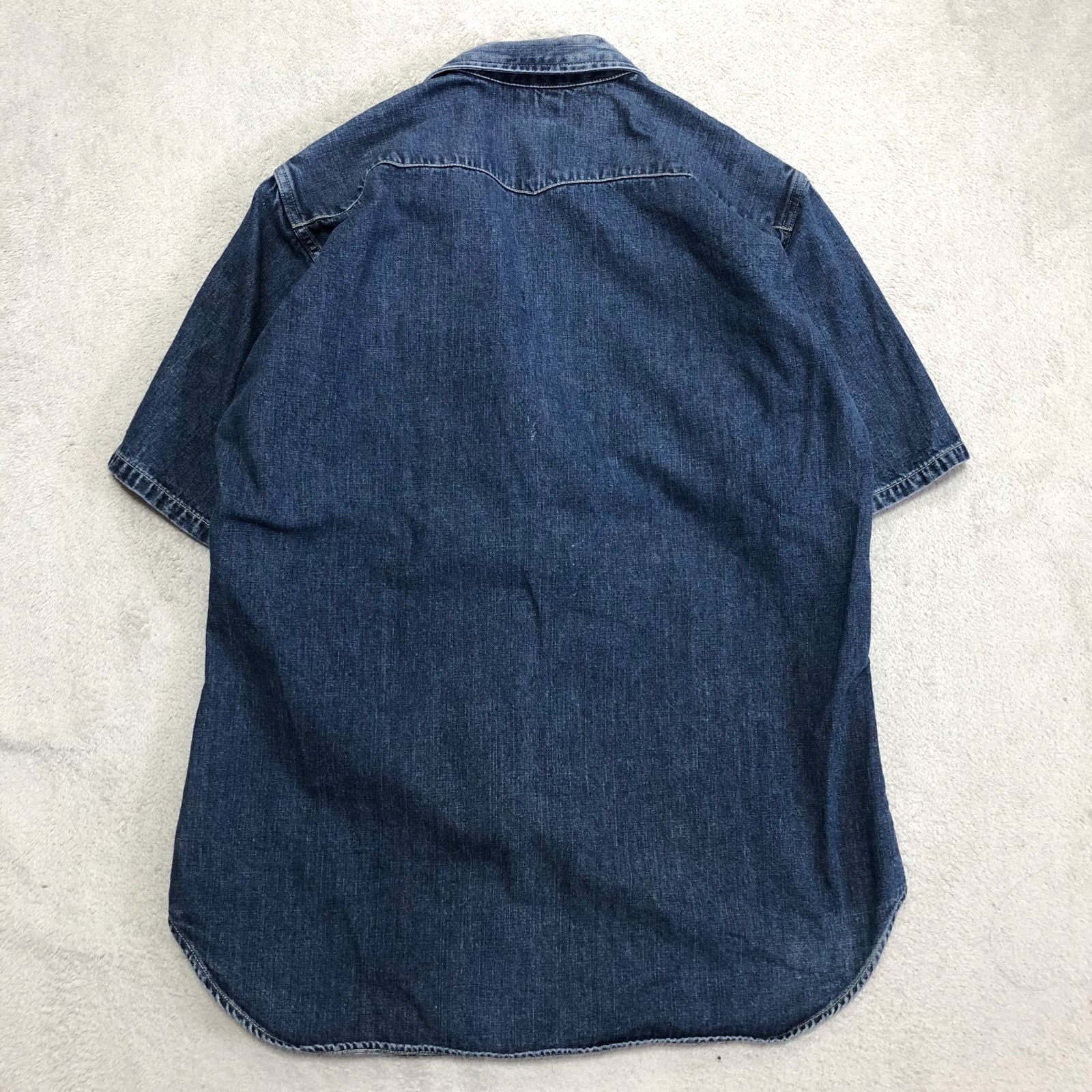 WAREHOUSE デニムシャツ ウエスタンシャツ ワークシャツ ノコギリ
