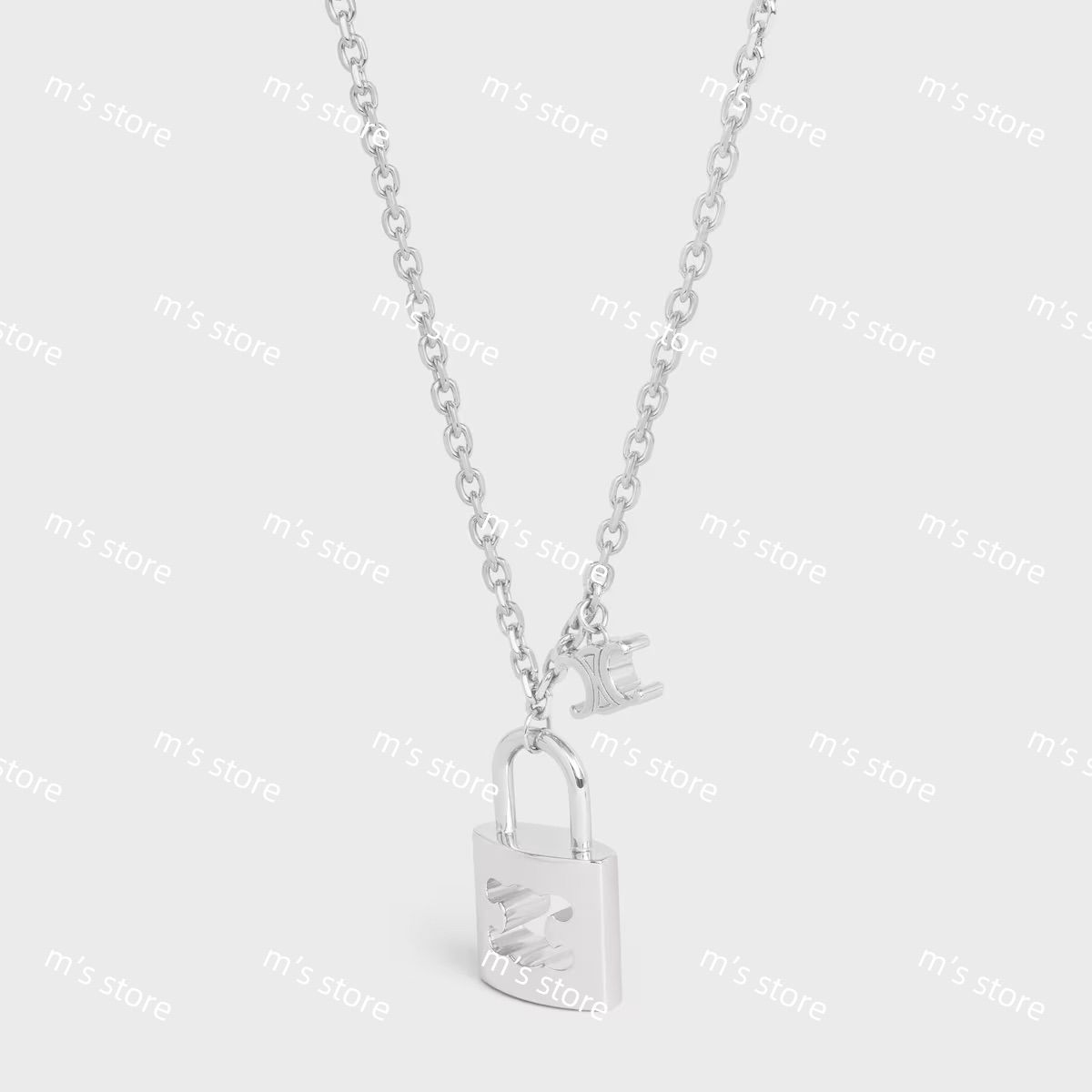 【CELINE】トリオンフ ロック ラージネックレス エレガント♡】CELINE トリオンフ ロック ネックレス (CELINE