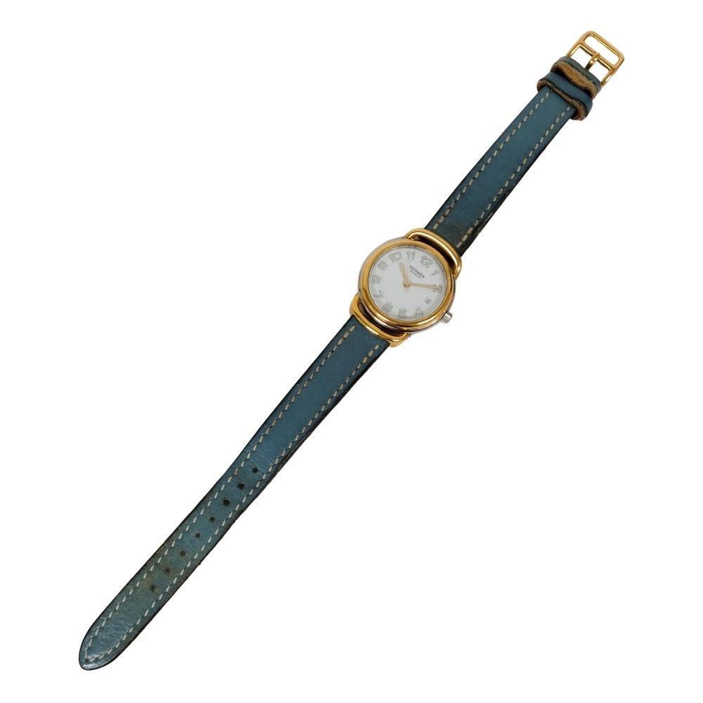 HERMES レディース　プルマンPU.2.240 HERMES エルメス PU2.240 プルマン デイト クォーツ レディース 腕時計