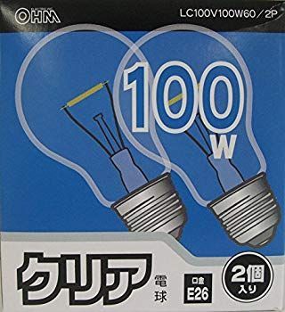 【中古】クリア電球LC100V100W60/2P LC100V100W60/2P ggw725x
