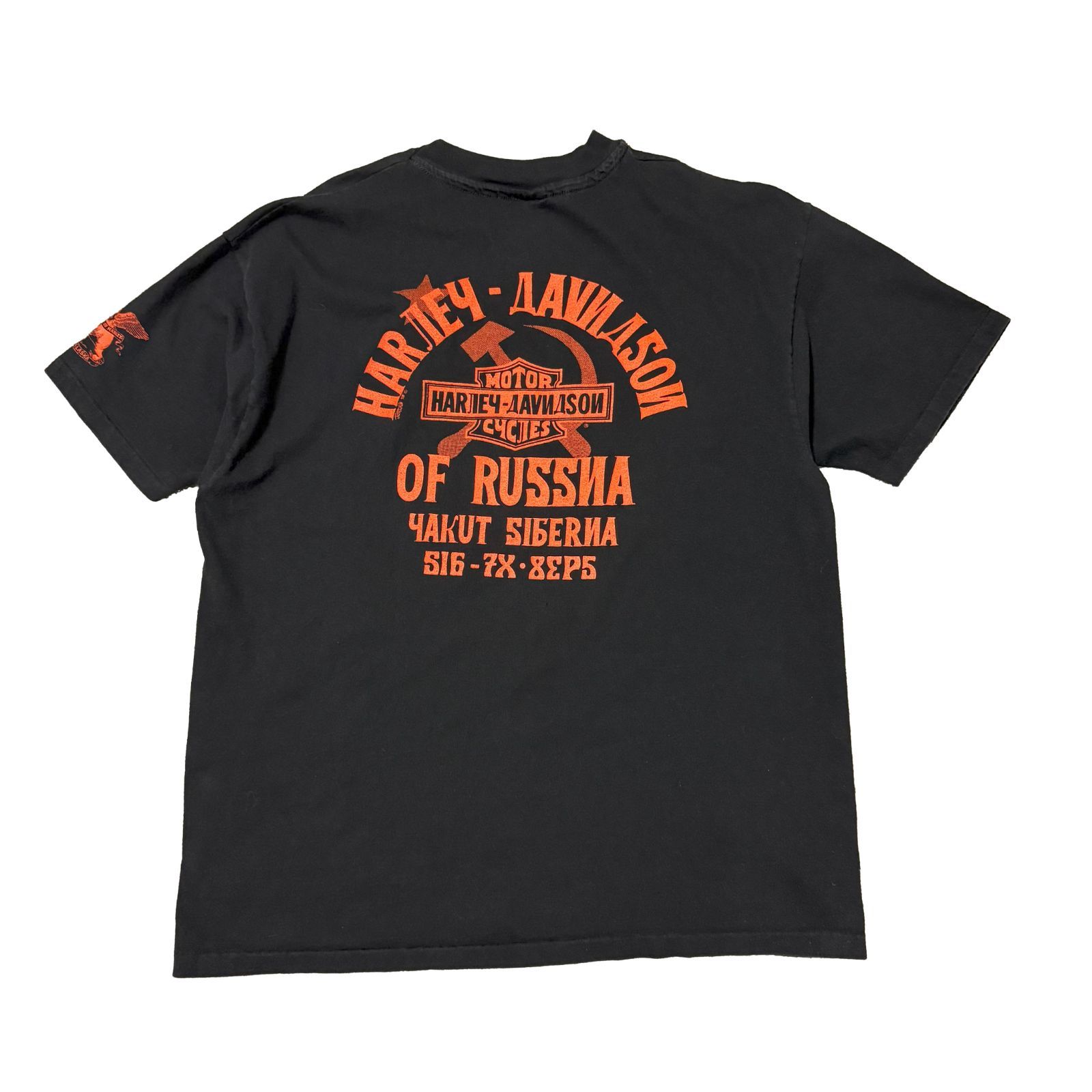 90s Harley Davidson Motorcycles Russia ハーレーT Tシャツ