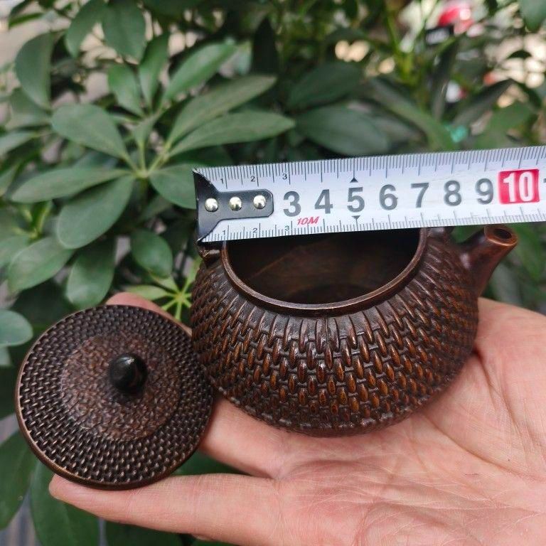銅器 八仙過海提梁壺 茶壺 酒壺 煎茶器 茶道具 装飾品 工芸品 置物 八仙